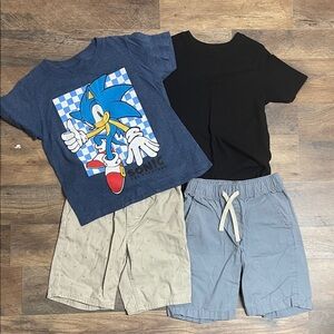 Boys Sonic the Hedgehog Blue T-Shirt and Shorts Set